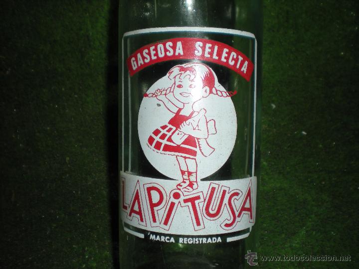 Botellas antiguas: Botella de gaseosa LA PITUSA - Foto 1