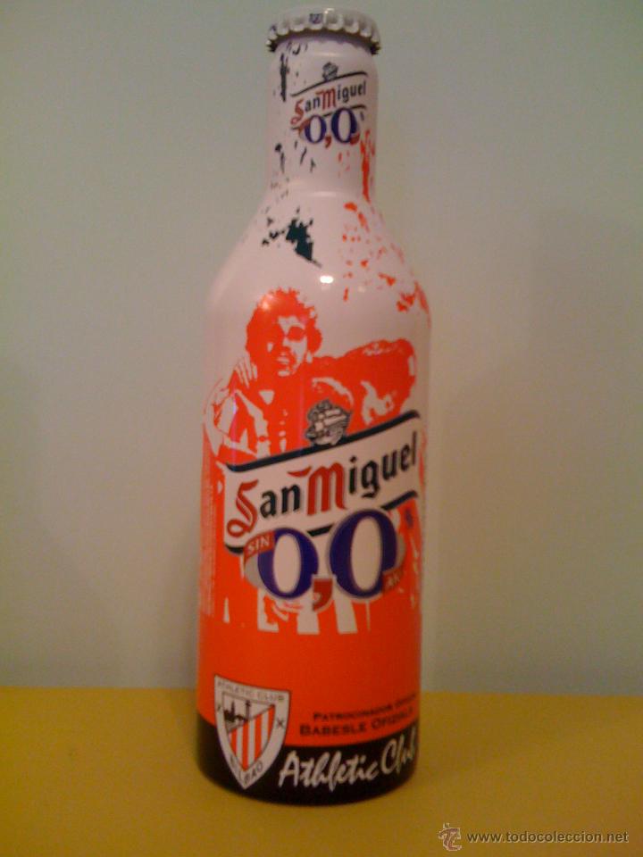 Botellas antiguas: BOTELLA DE ALUMINIO ATHLETIC DE BILBAO 2012 - Foto 2