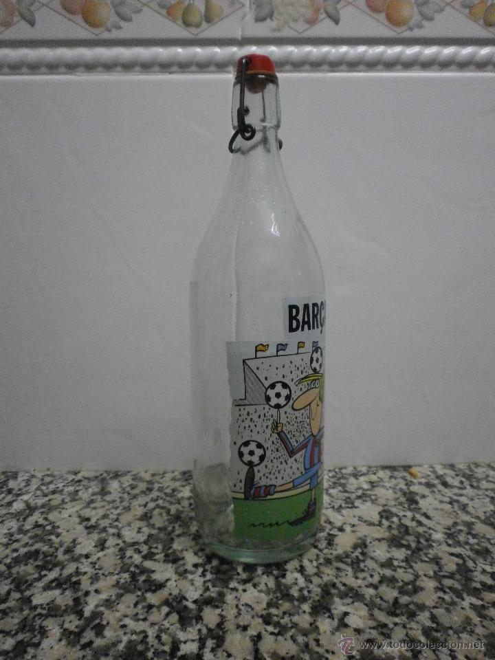 Botellas antiguas: BOTELLA BAR&Ccedil;A PINTADA JOTAUVE - Foto 2