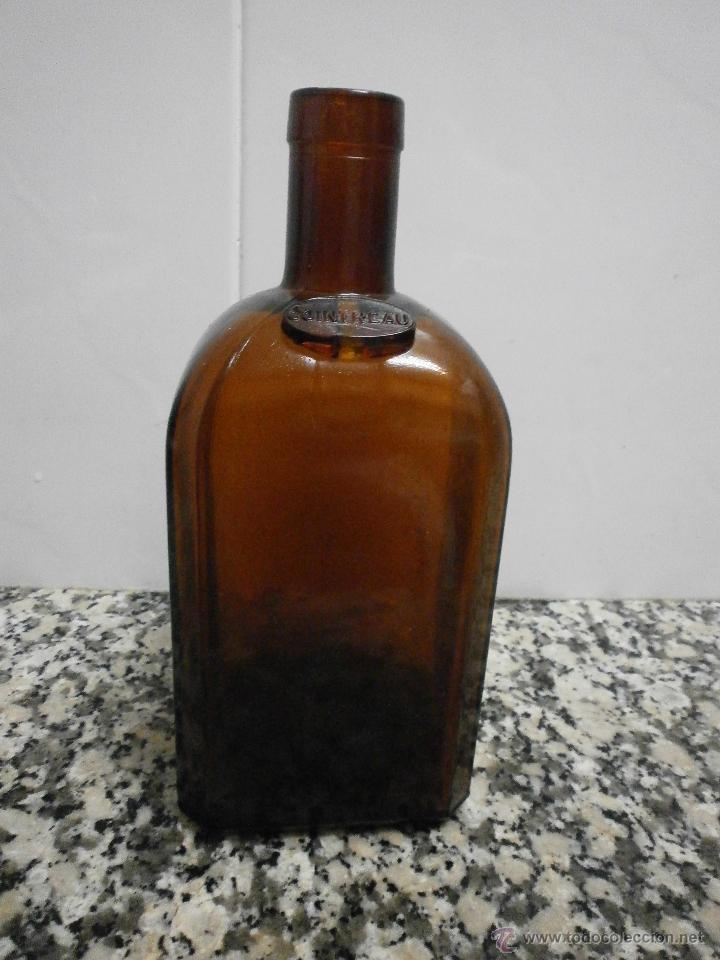 Botellas antiguas: BOTELLA COINTREAU  LETRAS EN RELIEVE EN LOS LADOS - Foto 1