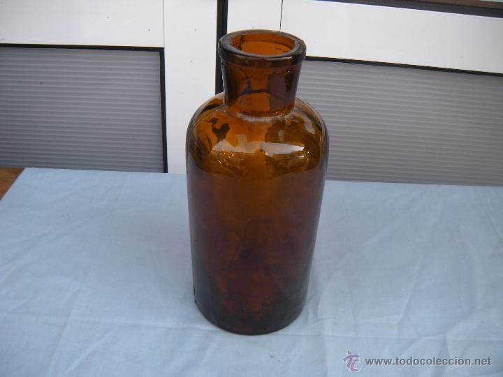 Botellas antiguas: BOTELLA DE LABORATORIO 1 L. - Foto 1