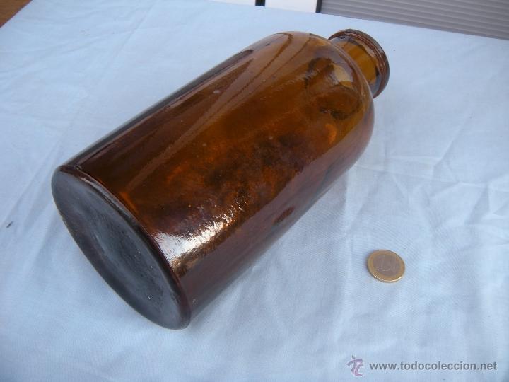 Botellas antiguas: BOTELLA DE LABORATORIO 1 L. - Foto 2
