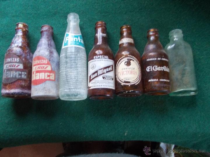 Botellas antiguas: botellas antiguas lote - Foto 1