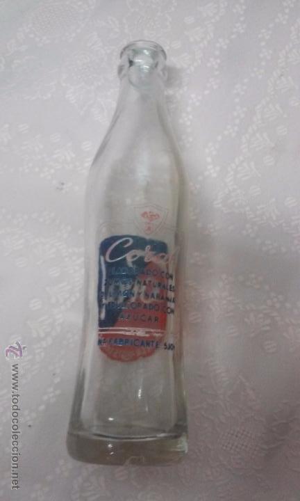 Botellas antiguas: BOTELL&Iacute;N CORAL REFRESCO NARANJA-LIM&Oacute;N - Foto 4