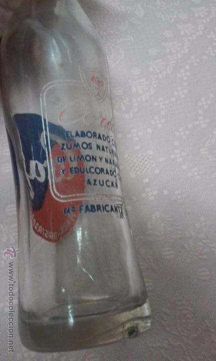 Botellas antiguas: BOTELL&Iacute;N CORAL REFRESCO NARANJA-LIM&Oacute;N - Foto 5
