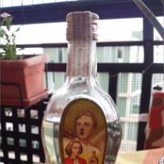 Botellas antiguas: ANTIGUA BOTELLA DE ANIS SALCILLO, 1 LITRO, LLENA, ETIQUETA 4 PTS. EL PALMAR. MURCIA
