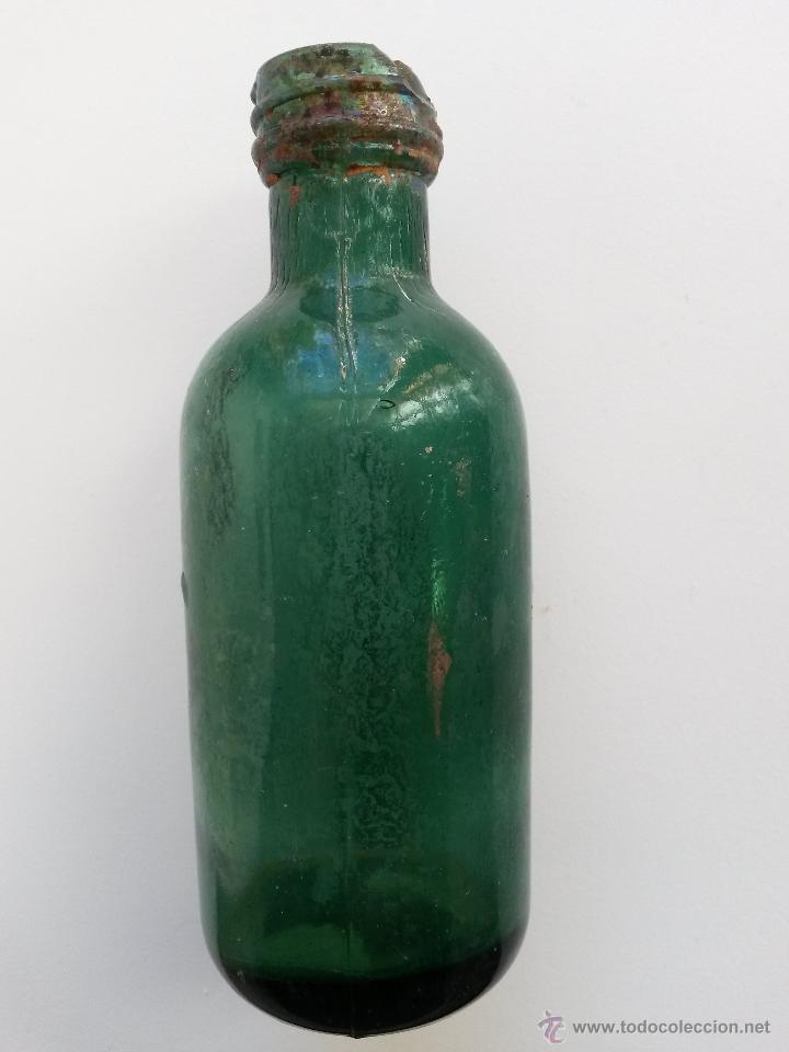 Botellas antiguas: Botella frasco de 13 x 4,8 cms - Foto 1