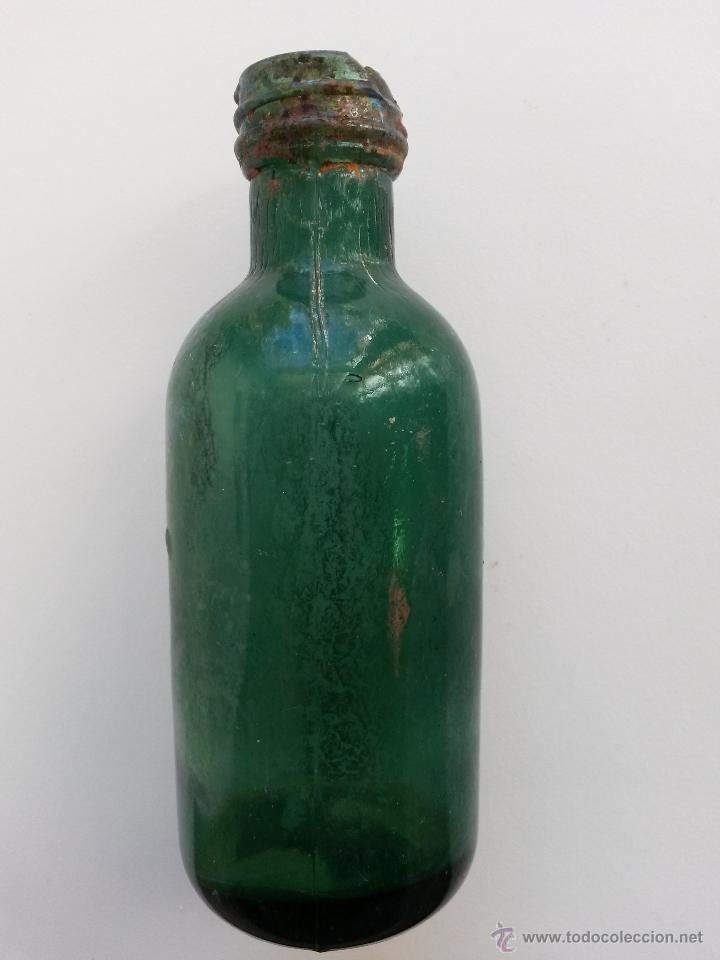 Botellas antiguas: Botella frasco de 13 x 4,8 cms - Foto 2