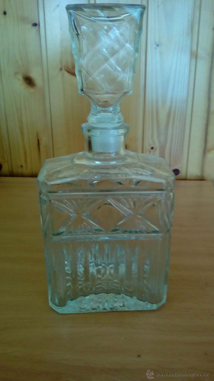 Botellas antiguas: LOTE DE LICORERAS Y CUBITERA - Foto 4