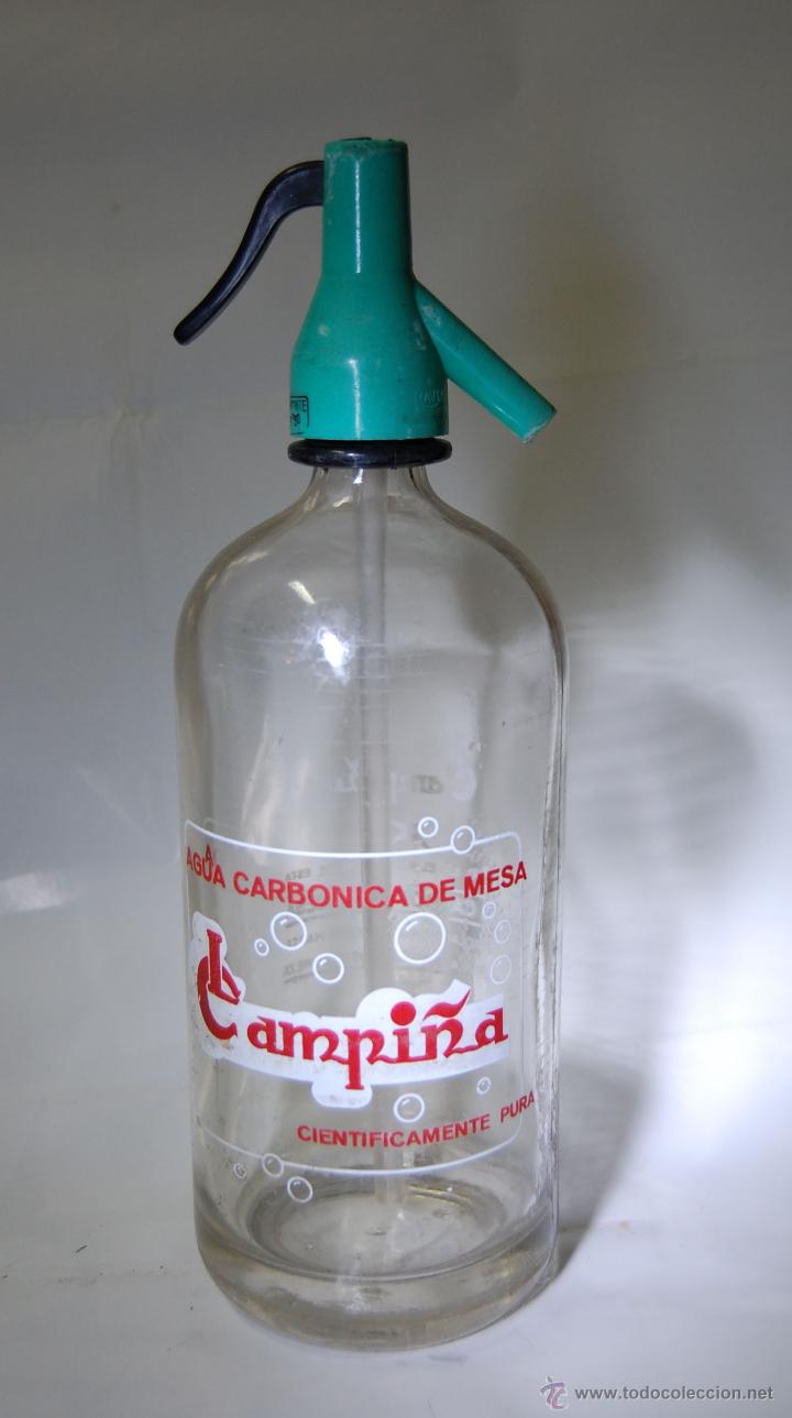 Botellas antiguas: SIF&Oacute;N LA CAMPI&Ntilde;A - Foto 1