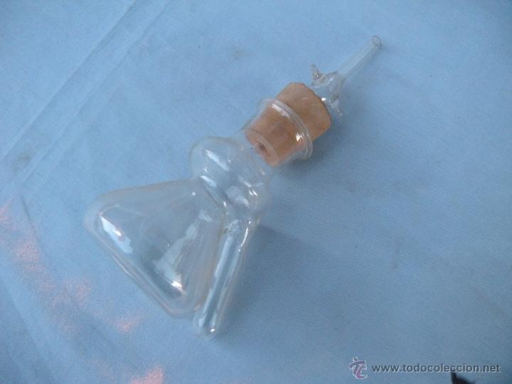 Botellas antiguas: BOTELLA DE LABORATORIO - Foto 1