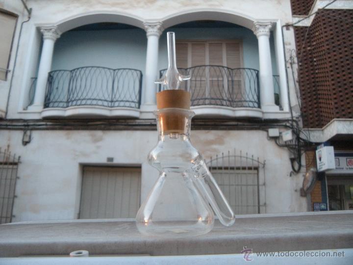 Botellas antiguas: BOTELLA DE LABORATORIO - Foto 3