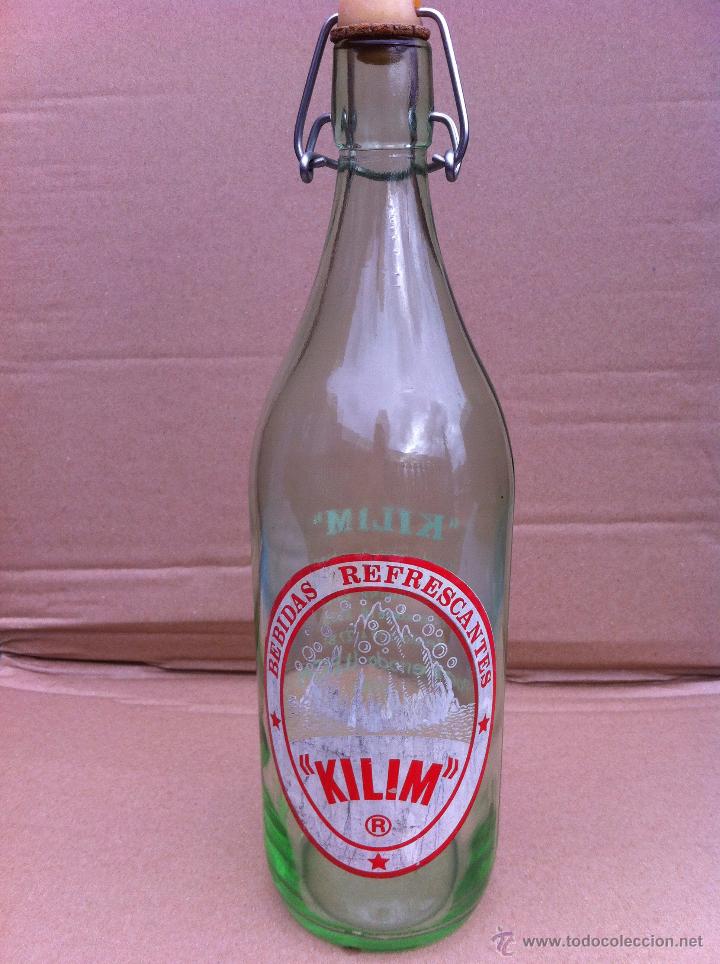 Botellas antiguas: GASEOSA KILIM. - Foto 1