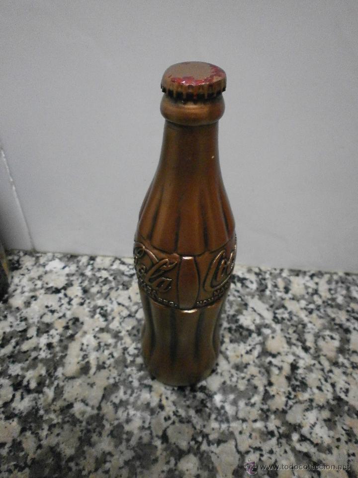 Botellas antiguas: BOTELLA COCA COLA MACIZA - Foto 3