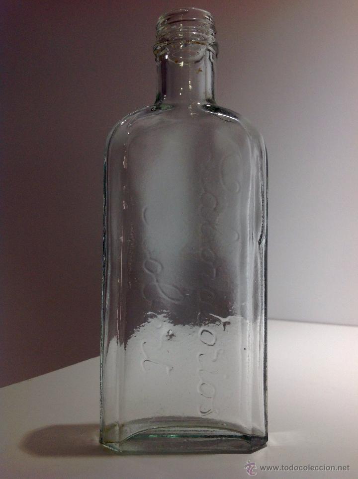 Botellas antiguas: ANTIGUA BOTELLA DE * LABORATORIOS ROBERT * LETRAS EN RELIEVE - Foto 2