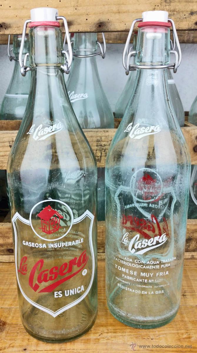 Botellas antiguas: Botella de gaseosa La Casera - Foto 2