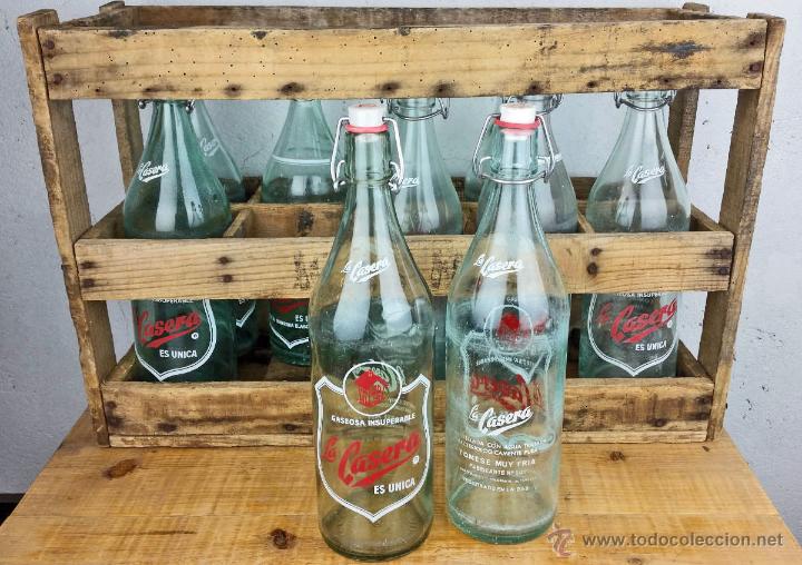 Botellas antiguas: Botella de gaseosa La Casera - Foto 4