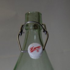 Botellas antiguas: BOTELLA DE GASEOSA ZEREP BEBIDAS CARBÓNICAS // SERIGRAFÍA DIFERENTE. Lote 54357449