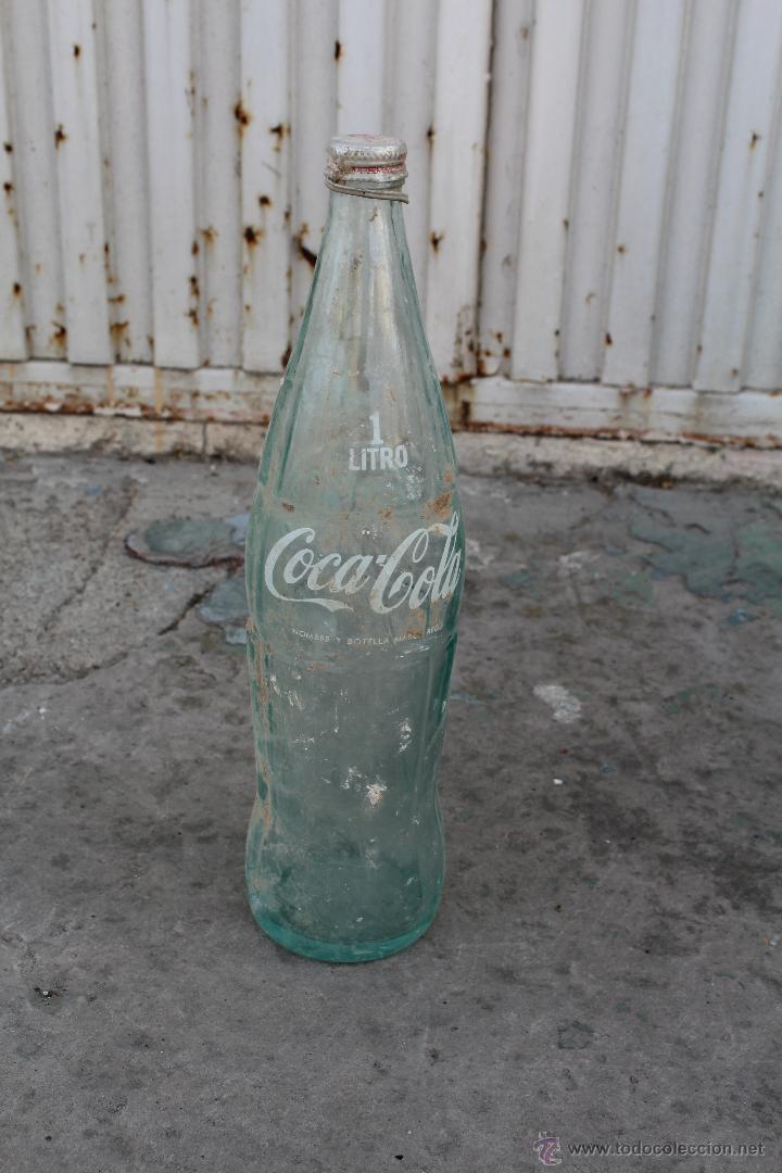 Botellas antiguas: BOTELLA 1L. COCACOLA - Foto 2