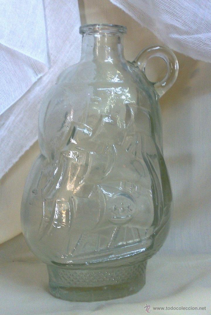 Botellas antiguas: ANTIGUA BOTELLA DE LICOR EN CRISTAL. - Foto 4