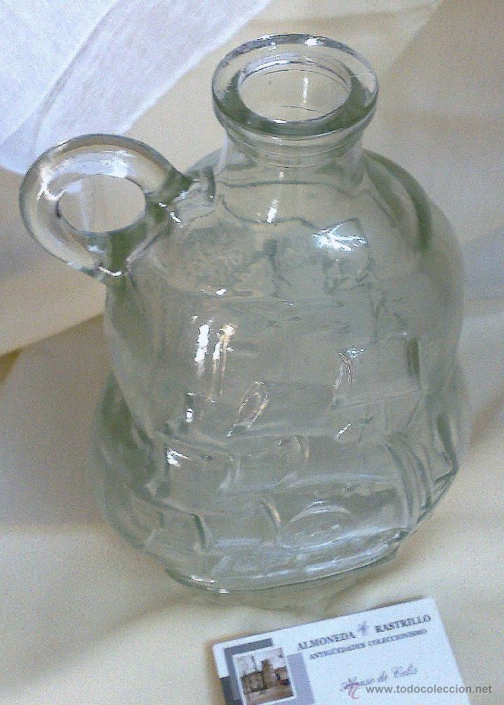 Botellas antiguas: ANTIGUA BOTELLA DE LICOR EN CRISTAL. - Foto 7