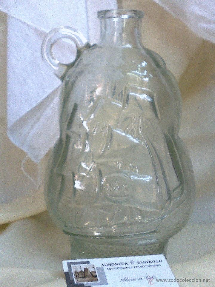 Botellas antiguas: ANTIGUA BOTELLA DE LICOR EN CRISTAL. - Foto 9
