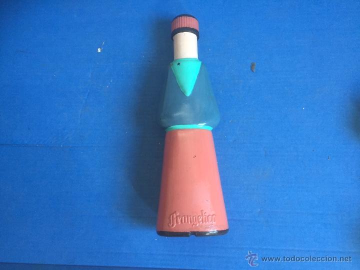 Botellas antiguas: BOTELLA DECORADA PINTADA A MANO - Foto 2