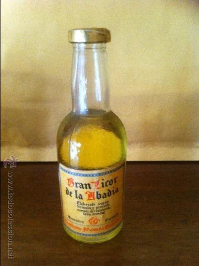 Botellas antiguas: GRAN LICOR DE LA ABADIA - Foto 1