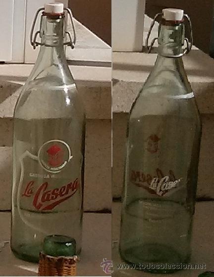 Botellas antiguas: botella gaseosa La Casera 1 l. - Foto 1