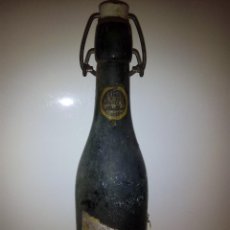 Botellas antiguas: ANTIGUA BOTELLA DE AGUA OXIGENADA LABORATORIOS ABELLÓ TIPO GASEOSA. Lote 54812604