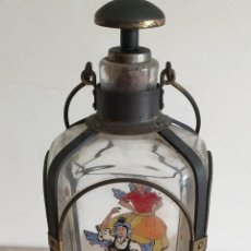 Botellas antiguas: BOTELLA DE OPORTO CON DIBUJOS REGIONALES