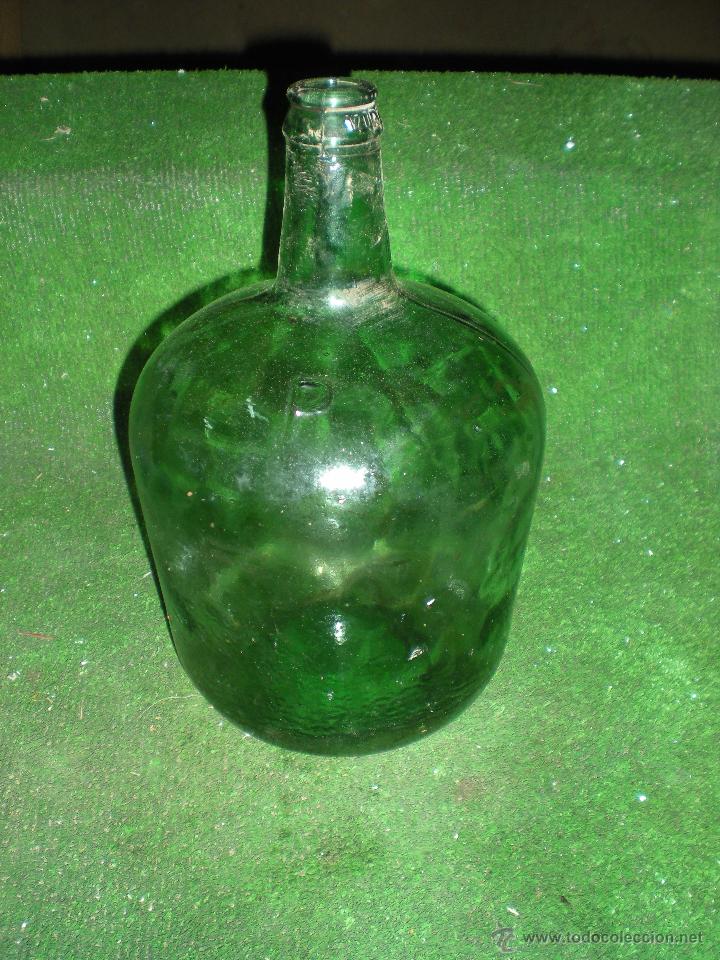 Botellas antiguas: Botella DAMAJUANA   marcaje VIRESA - Foto 2