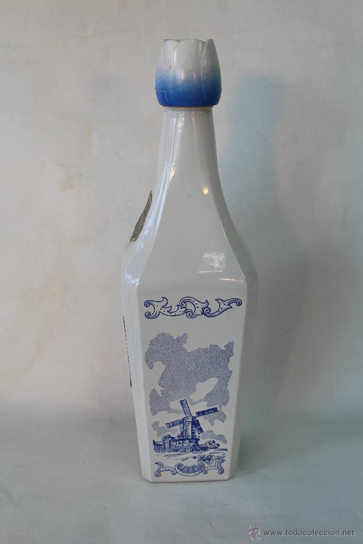 Botellas antiguas: botella licor de chocolate vandermint - Foto 4