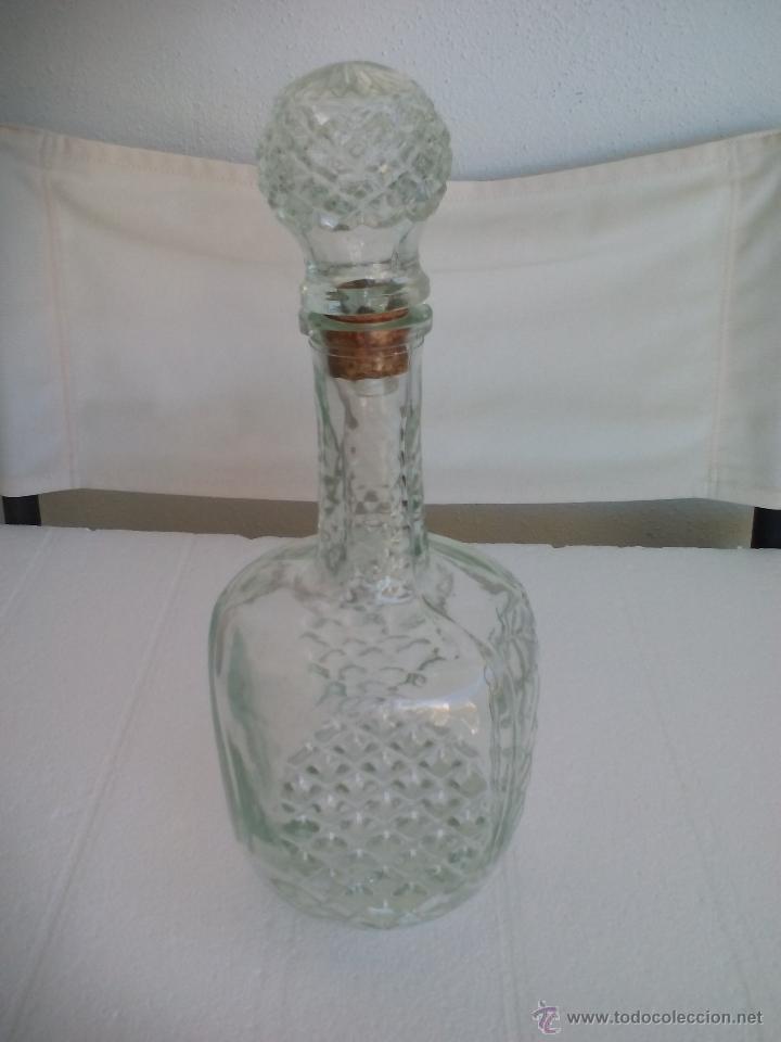 Botellas antiguas: Botella de cristal, . Decantador - Foto 2