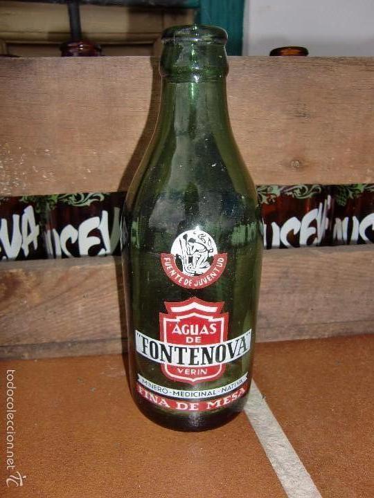 Botellas antiguas: Botella fontenova , verin - Foto 1