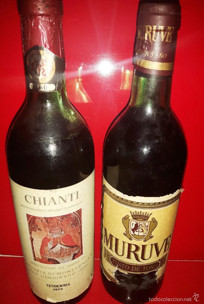 Botellas antiguas: CHIANTI Y MURUVE - Foto 1