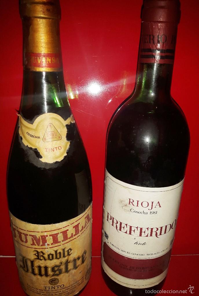 Botellas antiguas: JUMILLA ROBLE y ILUSTRE 1981 - Foto 1