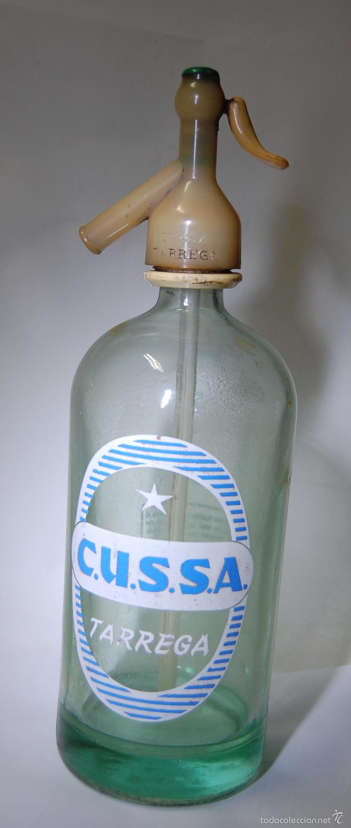 Botellas antiguas: SIF&Oacute;N CUSSA DE TARREGA - Foto 1