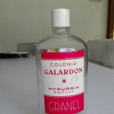 Botellas antiguas: FRASCO VACÍO COLONIA GALARDÓN