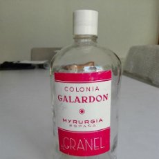 Botellas antiguas: ANTIGUO FRASCO DE COLONIA GALARDÓN. VACIO.