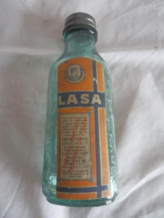 Botellas antiguas: FRASCO DE CRISTAL DE JARABE - Foto 1