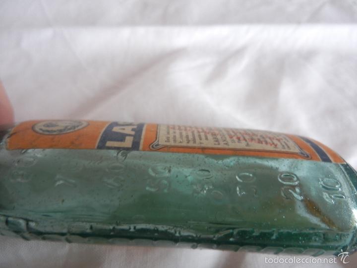 Botellas antiguas: FRASCO DE CRISTAL DE JARABE - Foto 3
