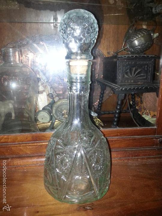 Botellas antiguas: PRECIOSA BOTELLA LICORERA  27,5 CM - Foto 2