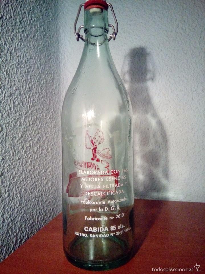 Botellas antiguas: BOTELLA ESPUMOSOS APARICIO 95 CLS. - Foto 2