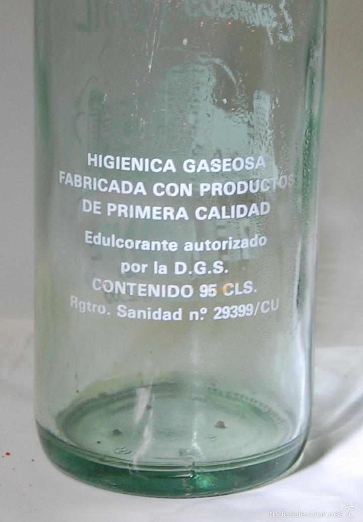 Botellas antiguas: BOTELLA DE GASEOSA YUSTE DE BELMONTE CUENCA - Foto 2