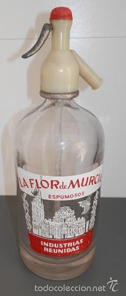 Botellas antiguas: SIFONE FLOR DE MURCIA - Foto 1
