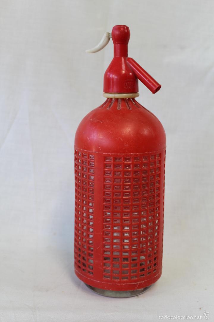 Botellas antiguas: botella de sifon de ecmlsa - Foto 1