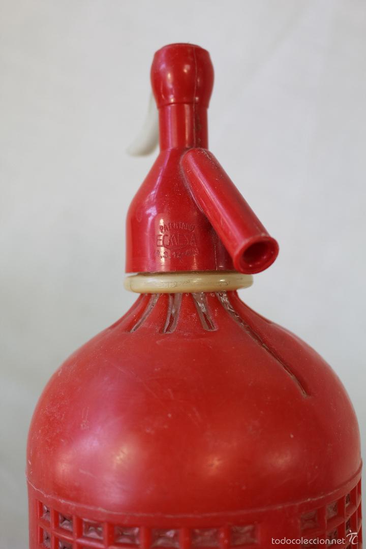 Botellas antiguas: botella de sifon de ecmlsa - Foto 4