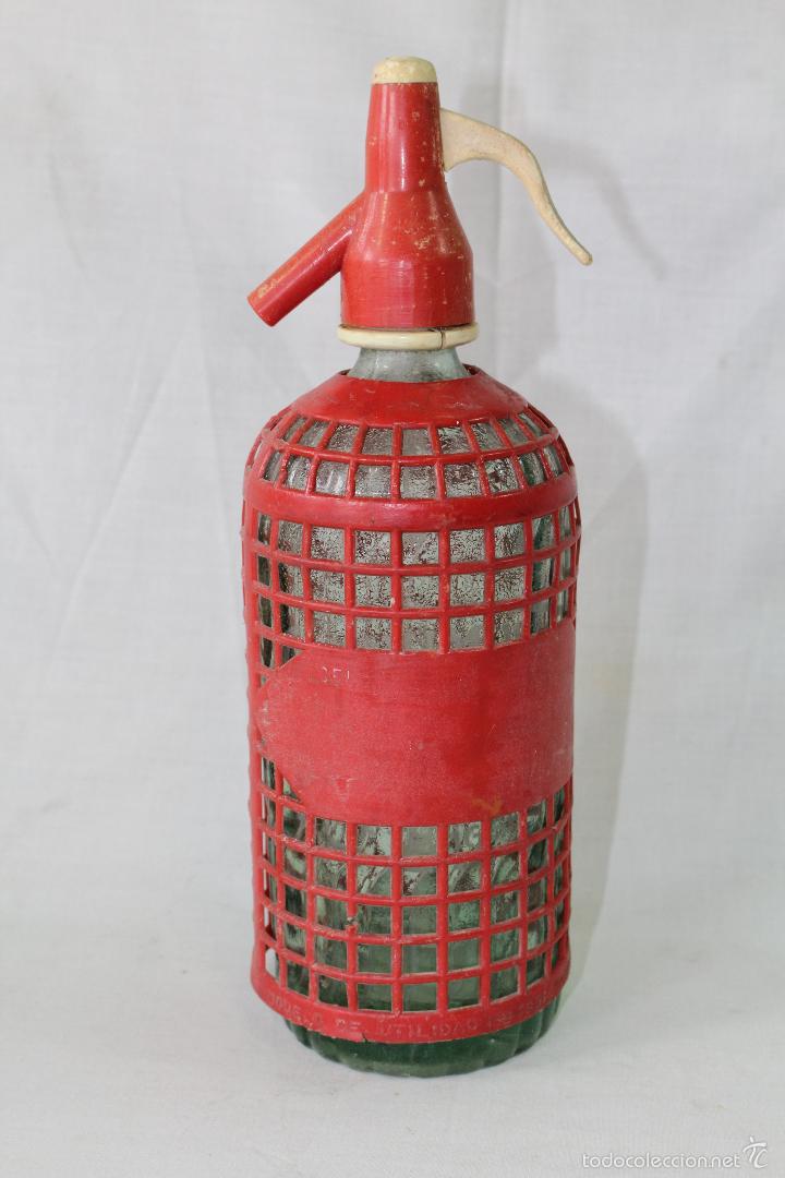 Botellas antiguas: BOTELLA SIFON BARRANCA - Foto 1
