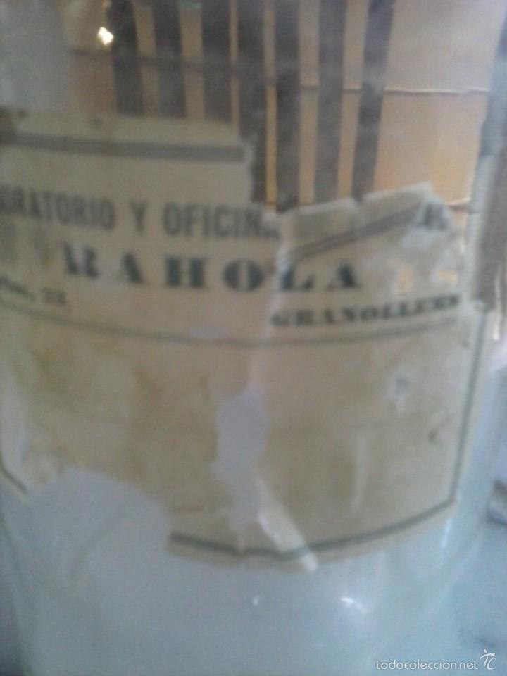 Botellas antiguas: BOTELLA LABORATORIOS RAHOLA - GRANOLLERS . - Foto 1